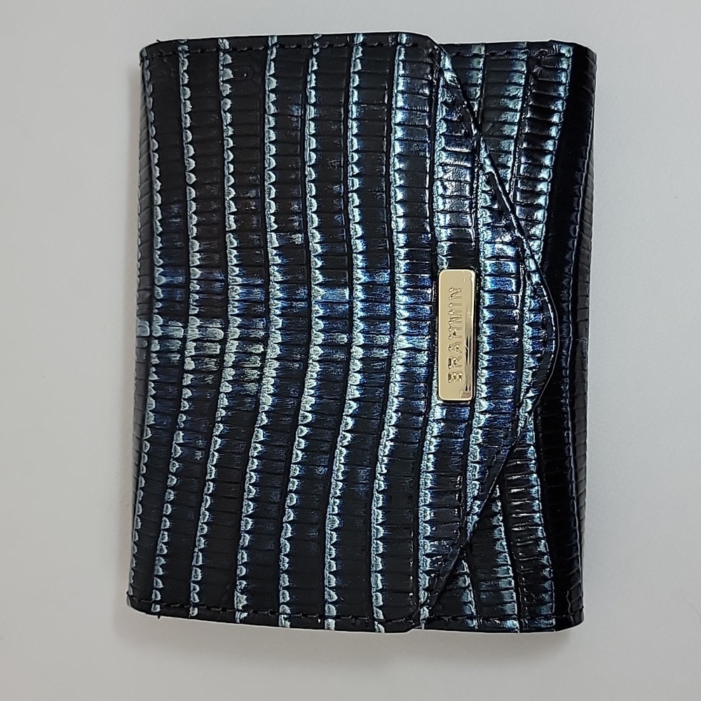 Brahmin Small Veronica Wallet in Slate Willow - Used once